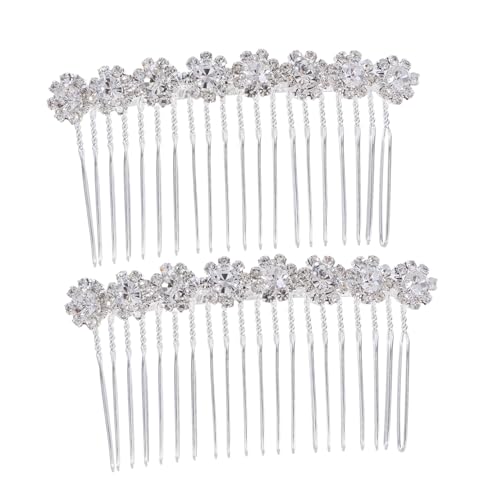 WRITWAA 2 Stück Sonnenblumen Haarkämme aus Langlebiger Legierung Fester Brautschmuck Accessoire für Hochzeiten Partys Vielseitig Einsetzbar für Damen von WRITWAA