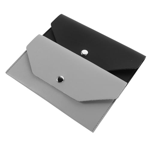 WRITWAA 2 Stück Teiliges Damen Wallet aus Kratzfestem PU mit Sicherem Druckknopf Kompakte Geldbörse für Frauen Multifunktionaler Kartenhalter und Kleingeldbörse für Alltag und Reise in von WRITWAA