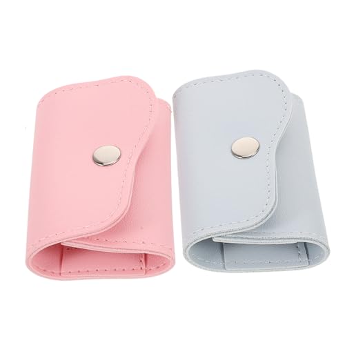 WRITWAA 2stücke Nagelwerkzeugkasten Mit Schnappverschluss Tragbarer Bohrerhalter Für Maniküre-werkzeuge Transparente Aufbewahrungsbox Bohrer-organizer Für Nageltechniker Und von WRITWAA