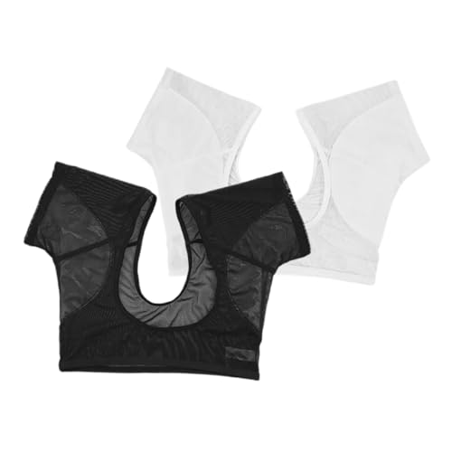 WRITWAA 2 Stück Unterarm Schutzweste Damen Atmungsaktive Schnelltrocknende Schweiß Absorptionsweste für Sport und Alltag Unsichtbar Komfortabel Verhindert Achselschweißflecken von WRITWAA