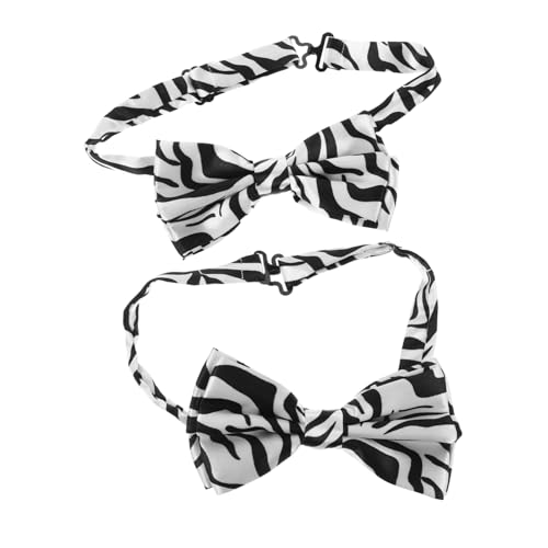 WRITWAA 2 Stück Vorgebundene und Verstellbare Tuxedo Zubehör mit Zebra Print für Hochzeiten und Partys Accessoires für WRITWAA 2 Stück Vorgebundene und Verstellbare Tuxedo Zubehör mit Zebra Print für Hochzeiten und Partys Accessoires für von WRITWAA