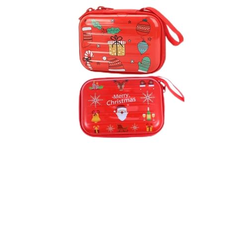 WRITWAA 2stücke Weihnachts- Geldbörse Rechteckige Münztasche Aus Mini Bag Für Kleingeld Und Accessoires Für Festliche Saison von WRITWAA