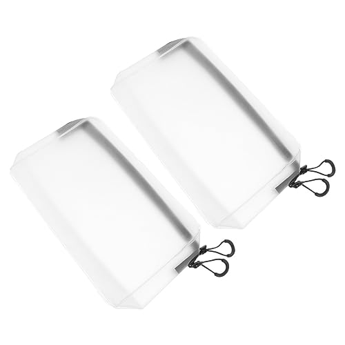 WRITWAA 2stücke Kosmetiktasche Mit Fächern Organizer Für Damen Make-up-Tasche Reißverschluss Aufbewahrungstasche Aus TPU Material Für Reisen Und Alltag von WRITWAA