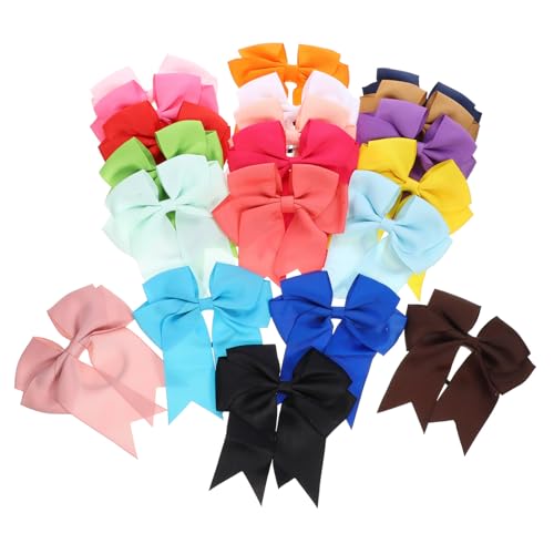 WRITWAA 20 Stück Haarband mit Schleife Elastische Haargummis für Mädchen Zufällige Farben für Partys Geburtstage und Fotosessions Zufällige Farbe von WRITWAA