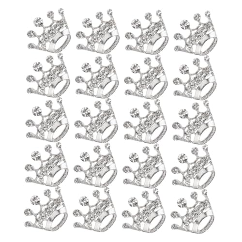 WRITWAA 20 Stück Kleine Broschen Strass Tiara Anstecknadeln Langlebiger Hautfreundlich Leicht Vielseitig Kombinierbar für Kleidung Schals Anzüge Festliche Anlässe von WRITWAA