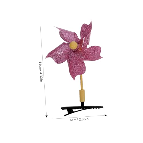 WRITWAA 20 Stück Teiliges Windmühlen Haarclips für Mädchen Bunte Haarschmuck Accessoires aus Metall und Kunststoff Süße Haarspangen für Geburtstag Weihnachten Langlebig und Sicher von WRITWAA
