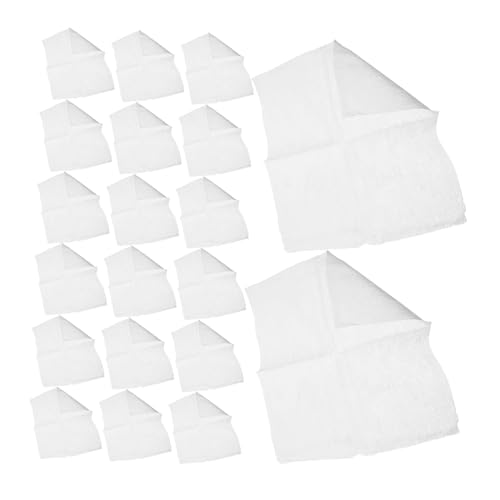WRITWAA 200 Stück Make-up-Entferner-Vliesstoffblatt Baumwoll -Make -up -Entfernerpolster Haut waschbar Make-up-Pads abschminken makeup remover quadratische Pads Nagellackentferner Pad Weiß von WRITWAA