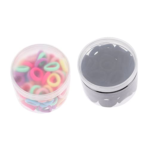 WRITWAA 200stücke Haargummis Für Kleinkinder Haarseil Haargummi Aus Polyester Haarschmuck Für Junge Mädchen Pferdeschwanz Halter Ringe Flexibel von WRITWAA