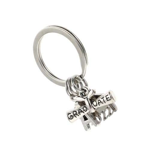 WRITWAA 2022 Diplom Schlüsselanhänger small kleinigkeiten Autoschlüsselanhänger schlusselringen Abschlussschlüsselkette Kreativer Schlüsselanhänger Rostfreier Stahl Silver von WRITWAA