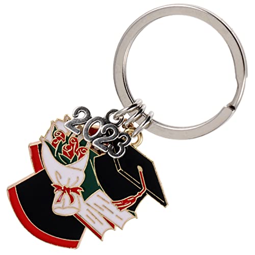 WRITWAA Graduation Keychain Metallanhänger Mit Baccalaureate Hut Und Gown Für Abschlussfeiern Als Für Absolventen Und Studenten von WRITWAA