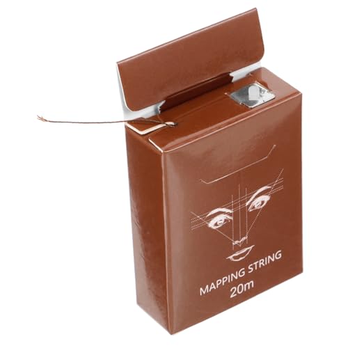 WRITWAA 20m Augenbrauen-mapping-string Für Make-up-zeichnung Tragbares Lokalisierungslineal Brauen-make-up-tool Für Frauen von WRITWAA