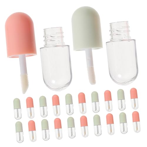 WRITWAA 20stücke Diy Leere Lipgloss-tuben Transparent Nachfüllbar Mit Deckel Für Lippenbalsam Öle Für Frauen Und Mädchen von WRITWAA
