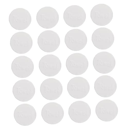 WRITWAA 20stücke Komprimiertes Handtuch Für Gesicht Und Hand Einweg-taschentuch Aus Hochwertigem Material Wasserabsorbierend Und Hautfreundlich Für Reisen Camping Und Täglichen von WRITWAA