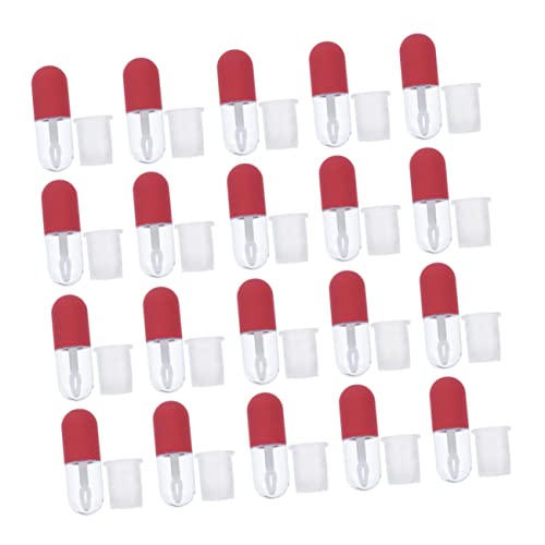 WRITWAA 20stücke Leere Lipgloss Rohr Lippenstift Flasche Nachfüllbar Lip Balm Flaschen Transparenter Kunststoff Behälter Für Kosmetik DIY von WRITWAA