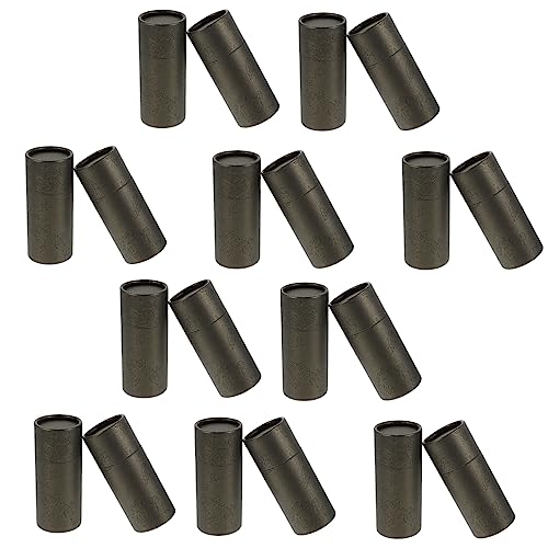 WRITWAA 20stücke Zylindrische Teebox Mit Stücken Für Ätherische Ölflaschen Geschenkverpackungsboxen Aufbewahrungsbox Für Ätherische Öle Behälter Für Ölflaschen Geschenkhalter von WRITWAA