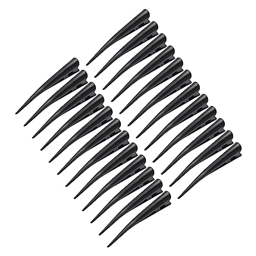 WRITWAA Stück Haarstyling-clips Haarschnitte Clips Entenclips Große Haarspangen Kopfschmuck Friseurklammern Trennwandklemme Black von WRITWAA