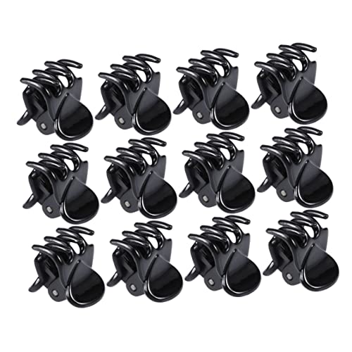 WRITWAA 24stücke Mini-haarklammern Aus Kunststoff Damen Haarklammern Haarklammer Schwarz Für Mädchen Und Frauen Haarstyling-tool Haarschmuck Rutschfeste Modischer Haarklammer Passend von WRITWAA