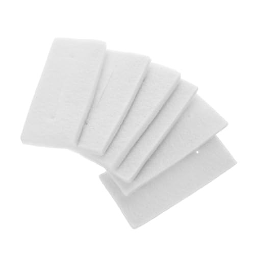 WRITWAA 25 Blatt Dauerwellen-Topfunterlage haarschmuck haarspange perm ende wickeln Haargewebe Dauerwellenlösung für Haare Dauerwellenwerkzeug Friseurbedarf Wolle Baumwolle Weiß von WRITWAA