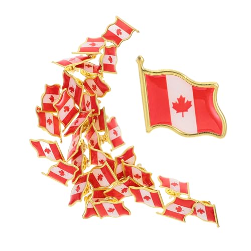 WRITWAA 25 Stück Teiliges Flaggen Anstecknadel Metall Brosche mit Schmetterlingsverschluss Leichte Langlebige Kleidung Brosche für Schal und Kleidung Modisches Patriotisches Accessoire von WRITWAA