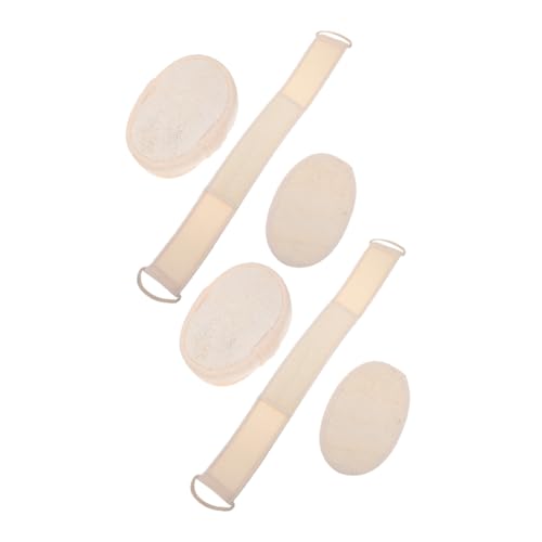 WRITWAA 2sätze Körperreinigungs-luffa Luffa-schwamm Badetuch Dusch-peelingbürste Bade-peelingbürste Badewerkzeug Aus Hautverträglichem Material Für Gute Schaumbildung Mit Exquisiter von WRITWAA