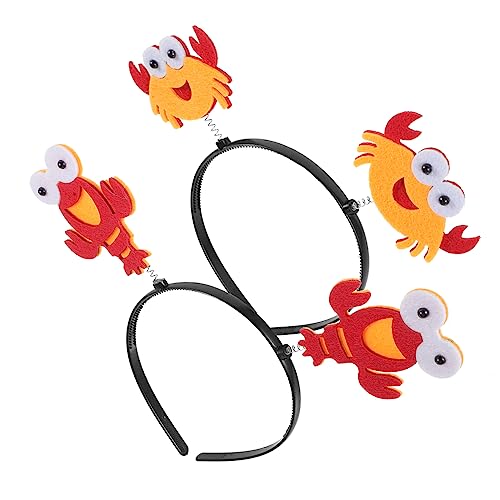 WRITWAA Haarband-set für Kinder Entzückender Kopfschmuck Mini-annimal-krabben- -party-haar- von WRITWAA