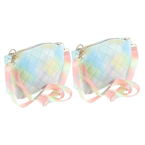WRITWAA 2St Farbverlaufspaket umhängebeutel schulterbeutel Messenger Bags The Tote Bag totebags Geldbörsen für Frauen Taschen für Frauen Handtasche Freizeittasche einzelne Umhängetasche Pu von WRITWAA