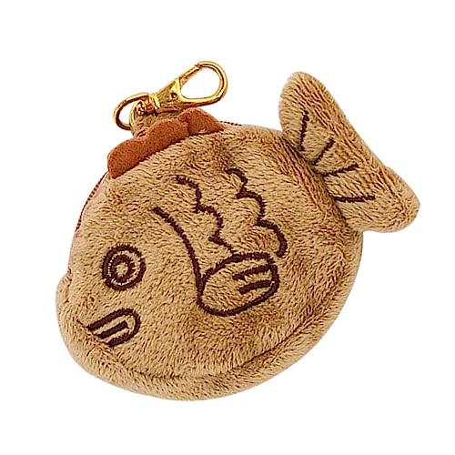 WRITWAA 2stücke Fischförmige Münztasche Aus Plüschmaterial Handgelenk Organizer Für Damen Leichte Und Tragbare Geldbörse Für Münzen Praktisches Accessoire Für Frauen Als Für von WRITWAA
