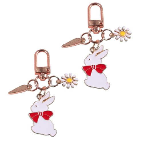 WRITWAA Osterdekorationen Hase Schlüsselanhänger Spielzeug Schlüsselanhänger Set Tragbare Auto für Jungen und Mädchen von WRITWAA
