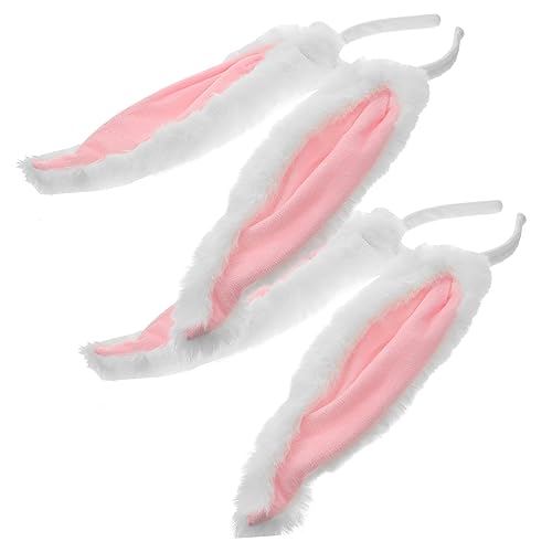 WRITWAA Bunny Ohren Stirnband Dekorative Tier Ohr Party Kopfschmuck Für Mädchen Für Ostern von WRITWAA