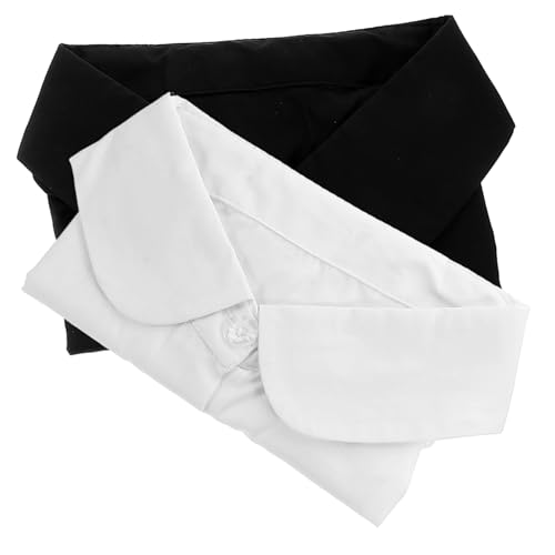 WRITWAA 2stücke Teiliges Fake Kragen Damen Abnehmbarer Kragen Für Hemden Kleider Und Oberteile Aus Leicht Und Atmungsaktiv Für Sommer von WRITWAA