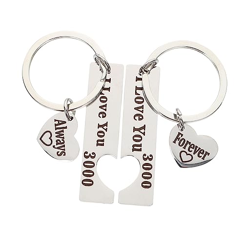WRITWAA Schickes Modisches Paar-schlüsselpaar Als Dekoration für Paare Zum Valentinstag von WRITWAA