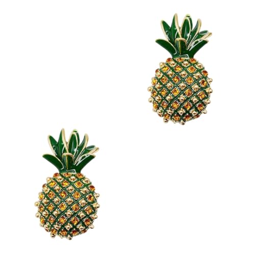 WRITWAA 2 Stück Broschen Für Damen Ananas-strass-boutonniere Retro-corsage Für Kleidung Dekoratives Brautbankett-accessoire von WRITWAA