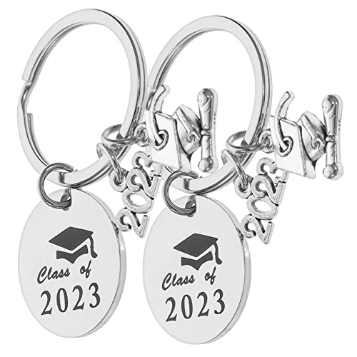 WRITWAA Schlüsselanhänger Zum Abschluss 2023 – Schlüsselanhänger Mit Taschenanhänger Aus Edelstahl Der Klasse Von 2023 WRITWAA Schlüsselanhänger Zum Abschluss 2023 – Schlüsselanhänger Mit Taschenanhänger Aus Edelstahl Der Klasse Von 2023 von WRITWAA