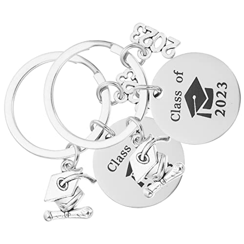 WRITWAA 2St Schlüsselanhänger würfelunterlage einhelll beileight kfz anhänger pkwanhänger Schleifen Geldbörse Kiste doppelter Spiegel Schlüsselbundkette Abschlussschlüsse Rostfreier Stahl von WRITWAA