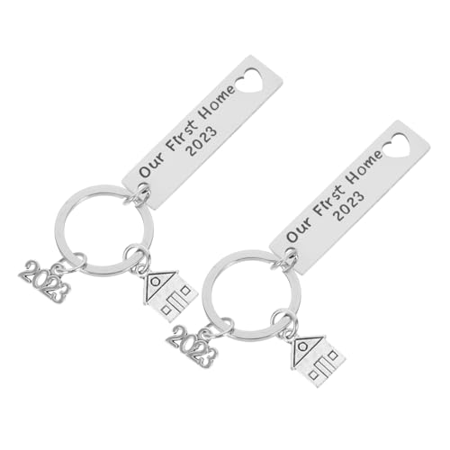 WRITWAA Schlüsselanhänger Mit Einzigartigem Design Für EIN Neues Schlüsselanhänger Aus Edelstahl Für Die Einweihungsparty von WRITWAA