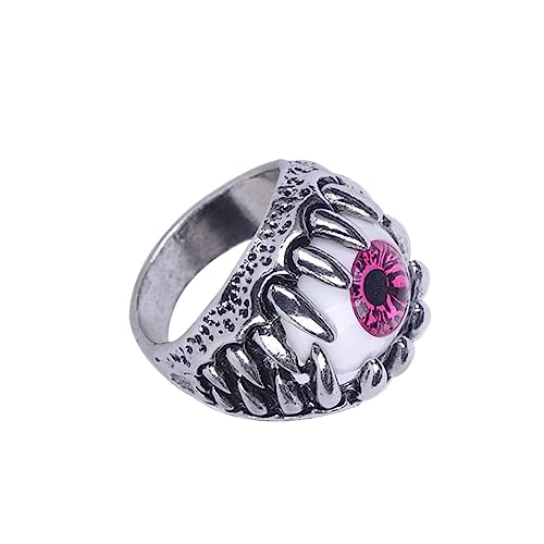 WRITWAA Gothic-schmuck Für Herren Satanischer Böser Blick Kratzfester Kupfer- -augapfel Zum Vatertag von WRITWAA