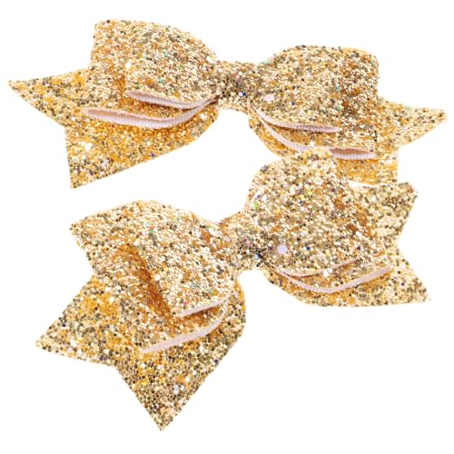 WRITWAA 2Stücke Glitzernde Haarspangen Mit Schleife Für Bezaubernde Haaraccessoires Leichtem Für Partys Hochzeiten Besondere Anlässe Einfach von WRITWAA