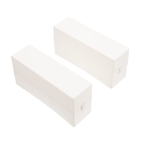 WRITWAA 2Stücke Nagelbohrer Box mit Löchern Stabiler Nagelbohrer Organizer aus Hochwertigem Transparentes Design für Einfachen Zugriff Nagelkünstler von WRITWAA