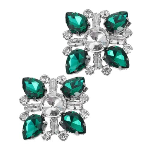 WRITWAA 2stücke Schuhclips Mit Strasssteinen Abnehmbares Schuhzubehör Für Damen Kompatibel Mit High Heels Für Hochzeiten Brautpartys Und Alltag von WRITWAA