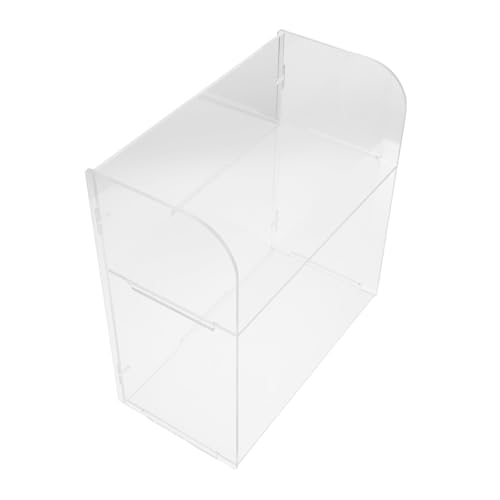 WRITWAA 2schicht Acrylbox Transparent Für Und Nagellack Aufbewahrungsbox Mit Fächern Für Hautpflegeprodukte Und Kosmetik-organizer Für Arbeitsplatte von WRITWAA