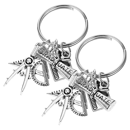 WRITWAA 2 Stücke Metall Grad Keychain Für Ihre Graduierung Herzlichen Glückwunsch Karte Tasche Hängen Ornament von WRITWAA