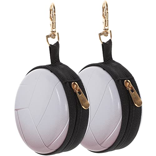 WRITWAA 2stücke Cartoon Münzbeutel Blech Ballform Kleine Geldbörse Für Münzen Süßigkeiten Und Für Schule Und von WRITWAA