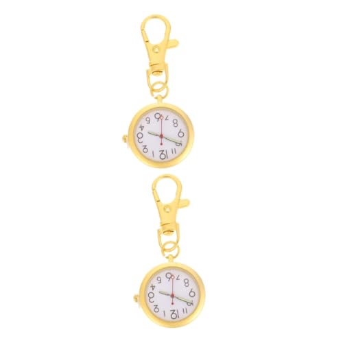 WRITWAA 2St Krankenschwester Uhr Medical Watch tatsächl Taschenuhren für Herren Schlüsselanhänger für Mädchen Schlüsselbund hängende Taschenuhren auf Krankenschwestern achten Anschauen von WRITWAA