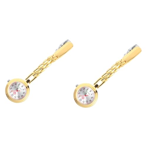 WRITWAA 2stücke Ärzte Uhr Mit Clipverschluss Stilvolle Quarzschwesternuhr Für Alltag von WRITWAA