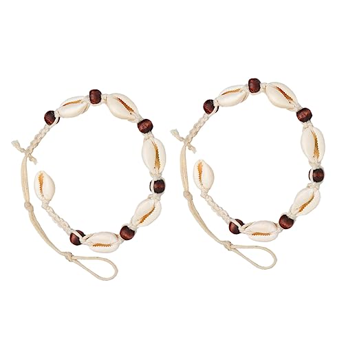 WRITWAA 2stücke Fußkette Mit Kettenanhänger Armbänder Fußkettchen Böhmischer Schmuckkette Fußanhänger Kreative Fußkettchen Für Frauen von WRITWAA