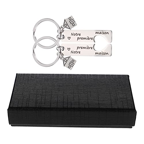 WRITWAA 2stücke Kreative Schlüsselanhänger Für Einzug Schlüsselring Pendants Für Neue Zuhause Und Leichte Schlüsselketten Für Taschen Und Schlüssel WRITWAA 2stücke Kreative Schlüsselanhänger Für Einzug Schlüsselring Pendants Für Neue Zuhause Und Leichte Schlüsselketten Für Taschen Und Schlüssel von WRITWAA