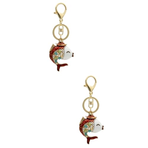 WRITWAA 2stücke Kreativer Schlüsselanhänger Im Design Einer Kussfisch-Figur Aus Accessoire Für Frauen Modischer Für Taschen Und Schlüssel Für Geburtstage Und Besondere Anlässe von WRITWAA