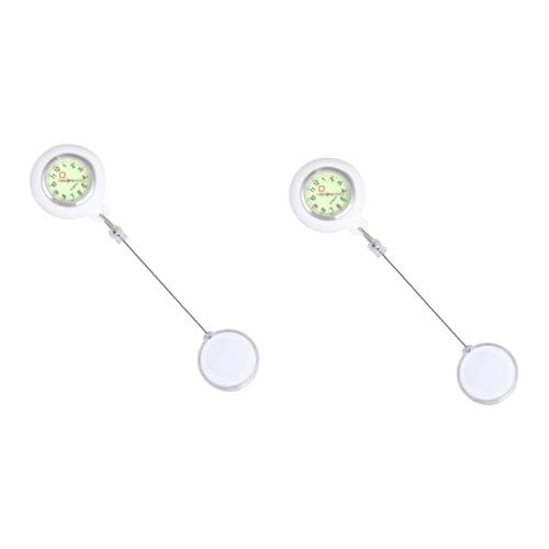 WRITWAA 2st Taschenuhr Für Studenten Teleskopuhr Lanyard-zubehör Taschenuhr Für Damen Hängende Uhr Mädchen Digitaluhr Mini Digitaluhr Für Herren Mädchenuhren Einziehbare Taschenuhr Glühen von WRITWAA