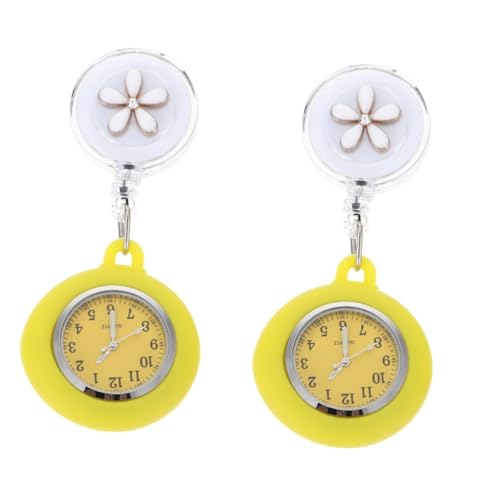 WRITWAA 2st Taschenuhr Pflegeuhren Für Krankenschwestern Uhren Für Männer Abzeichen Krankenschwester Uhr Stethoskope Für Krankenschwestern Krankenschwester- Zinklegierung Yellow von WRITWAA