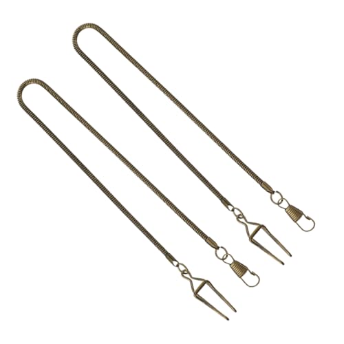 WRITWAA 2stücke Herren Taschenuhrketten Metall Taschenuhr Anhänger Taschenuhrketten Für Männer Kompass Anhänger Hip Hop Taschenketten Für Herren von WRITWAA